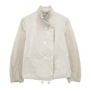 JIL SANDER Silk Blend Blouson Jacket 40|S